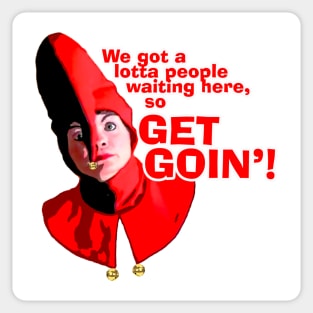 Get Goin' Elf Sticker